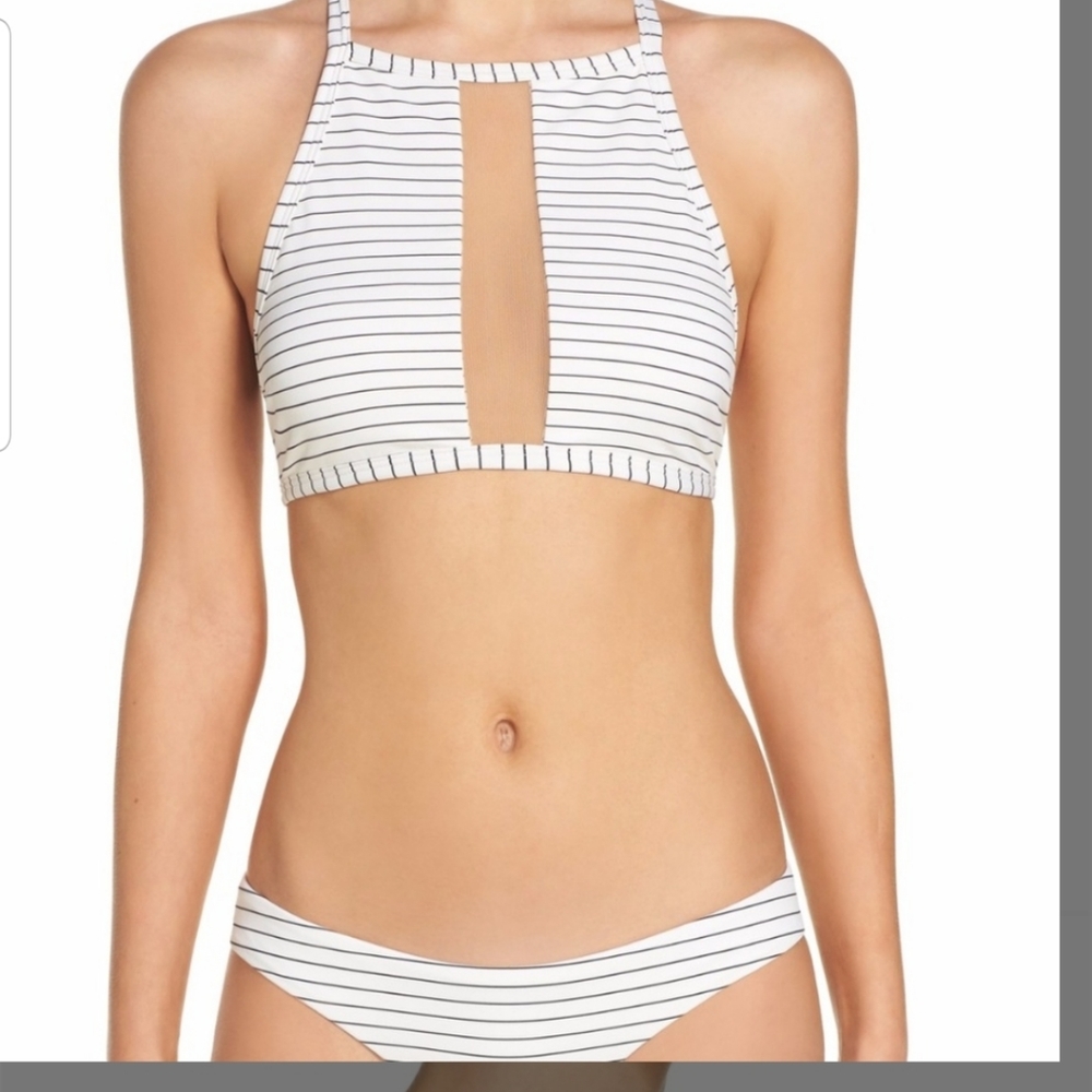 Nwt Boys + Arrows  Vulgar Vinny STRIPED BANDIT Bikini